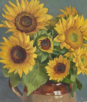 NATALIE LAPARDIN Sunflowers - 4