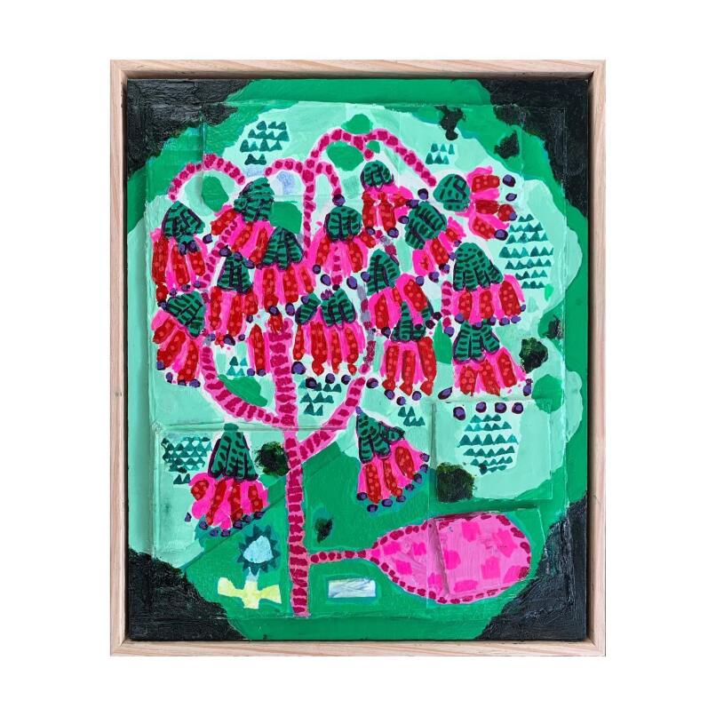 SARAH ROWE Fuchsias in a Cloud