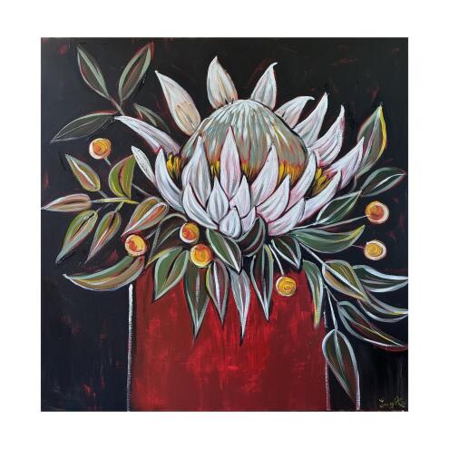 @LUCYCARART White Protea