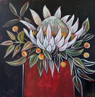 @LUCYCARART White Protea - 3