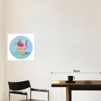 JULIE LYNCH Sweet Tooth Tondo: Cupcake 4 - 2