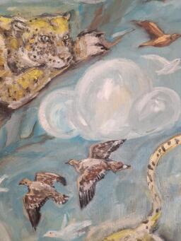 LIZ LOVELL 7 Leopards and 27 Sandgrouse - 5