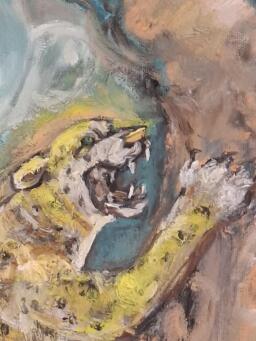LIZ LOVELL 7 Leopards and 27 Sandgrouse - 7