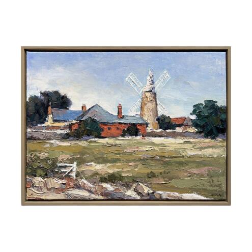 FANGMIN WU Farm with windmills