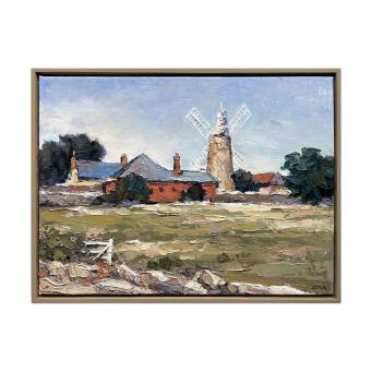 FANGMIN WU Farm with windmills