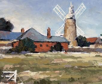 FANGMIN WU Farm with windmills - 5