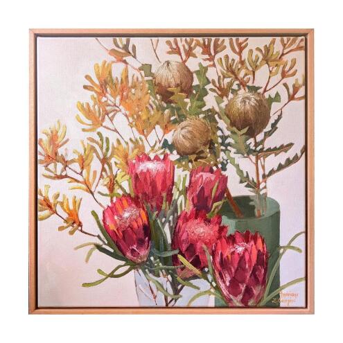 ANDRIANE GEORGIOU Proteas and Kangaroo Paw