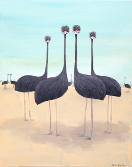 JOHN GRAHAM Emu Pod in the outback - 3