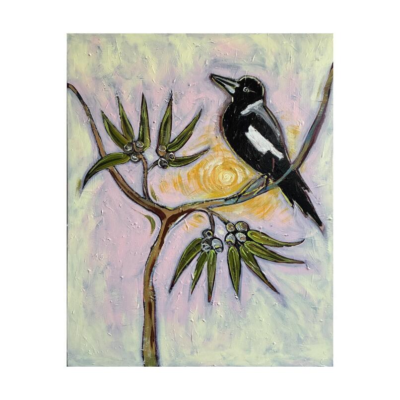 @LUCYCARART Magpie in the Sun