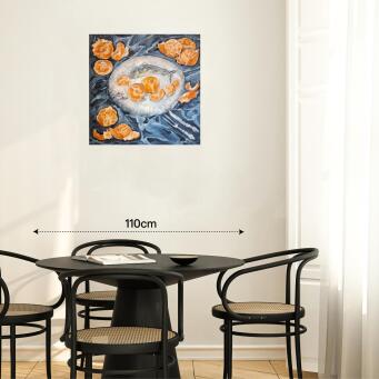 LIZ LOVELL Mandarins with Fish Plate - 2