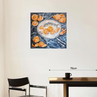 LIZ LOVELL Mandarins with Fish Plate - 3