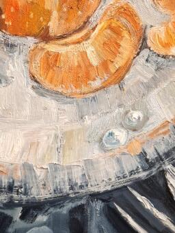 LIZ LOVELL Mandarins with Fish Plate - 5