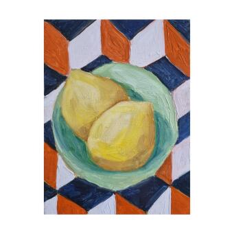 JO DUNSMUIR Lemons and Tumbling Blocks