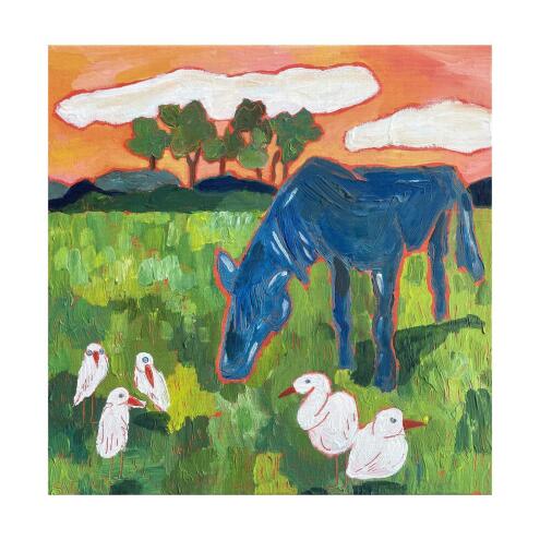 SARAH CAMPBELL Peaches & Blue