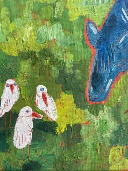 SARAH CAMPBELL Peaches & Blue - 4