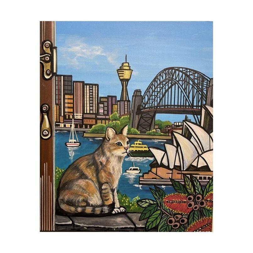 TRACEY ESTEVES Purr-fectly Sydney harbour