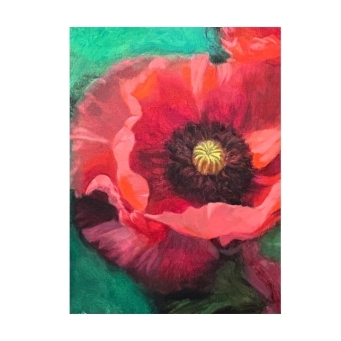 CHRISTINE O'HAGAN Vermillion Poppies - 4